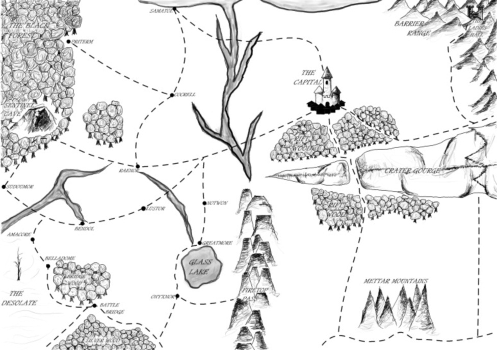 Sentinel's Way Map
